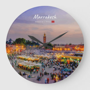 Marrakesh, Morocco - Jemaa el Fnaa Square Large Clock