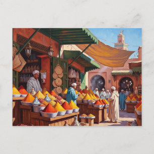 Marrakesh Morocco Travel Postcard