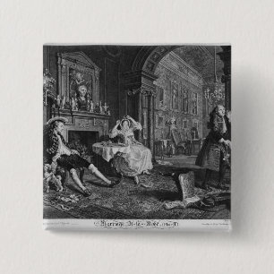 Marriage a la Mode 2 Inch Square Button