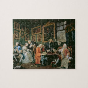 Marriage a la Mode: I - The Marriage Settlement, c Jigsaw Puzzle