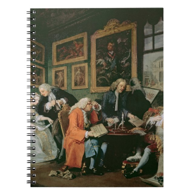Marriage a la Mode: I - The Marriage Settlement, c Notebook (Front)