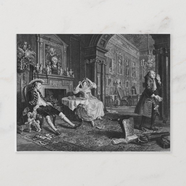 Marriage a la Mode Postcard (Front)