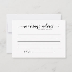 Marriage Advice For The New Mr. And Mrs.