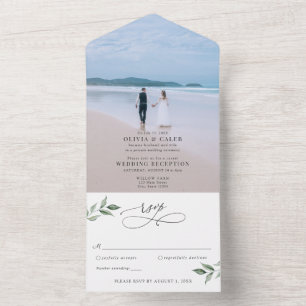 Marriage Announcement Wedding Reception All in One