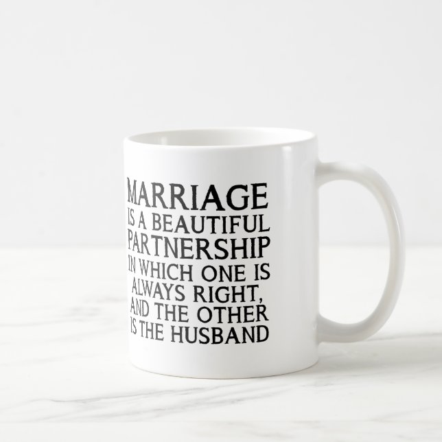 Marriage Argument Funny Mug (Right)