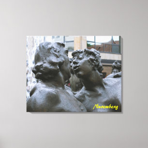 Marriage Carousel in Nuremberg Canvas Print