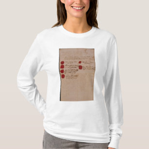 Marriage certificate of Wolfgang,Mozart and Weber T-Shirt