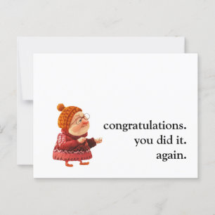 Marriage Divorcee funny attitude greeting Postcard