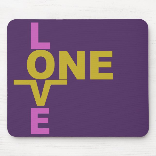 Marriage Equality / One Love custom mousepad (Front)