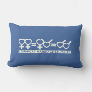 Marriage Equality / One Love custom pillow