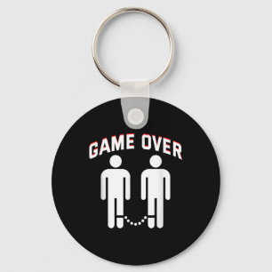 Marriage Game Over Wedding Proposal Engagement Bri Keychain