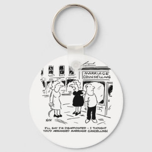 Marriage Guidance. Counselling, not Cancelling... Keychain