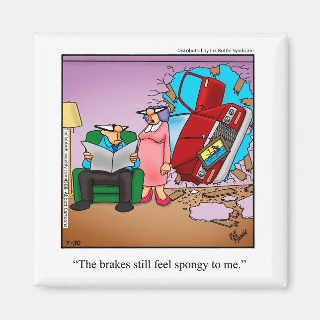 Marriage Humour Refrigerator Magnet (Front)
