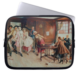 Marriage in Fleet Street, 1898 (oil on canvas) Laptop Sleeve