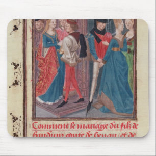 Marriage of Baldwin VI and Marie Mouse Pad