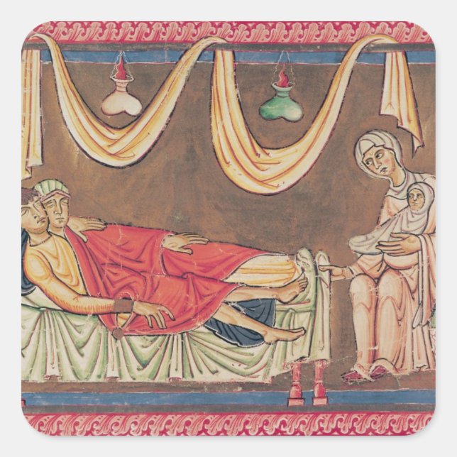 Marriage of Hosea and the Prostitute Square Sticker (Front)