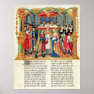 Marriage of Maria of Burgundy and Maximilian I Poster