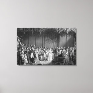 Marriage of Queen Victoria  and Prince Albert Canvas Print
