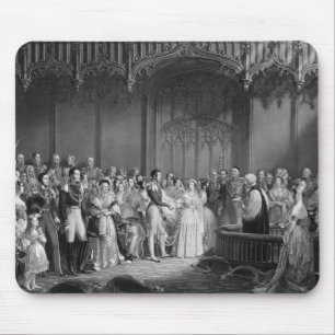 Marriage of Queen Victoria and Prince Albert Mouse Pad