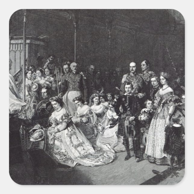 Marriage of the Princess Royal Square Sticker (Front)