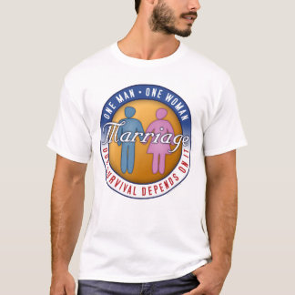 Marriage "One Man... One Woman" T-Shirt
