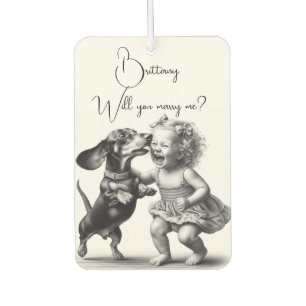 Marriage Proposal Air Freshener