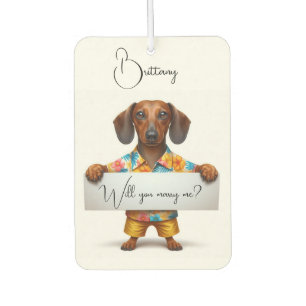 Marriage Proposal Air Freshener