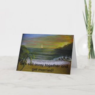 Marriage Proposal Card