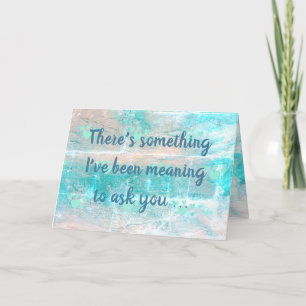 marriage proposal card by dalDesignNZ
