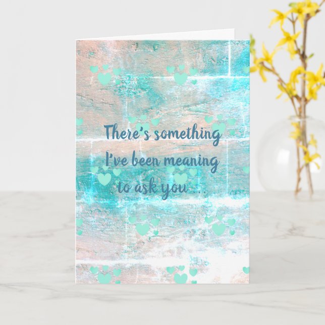 marriage proposal card by dalDesignNZ (Yellow Flower)