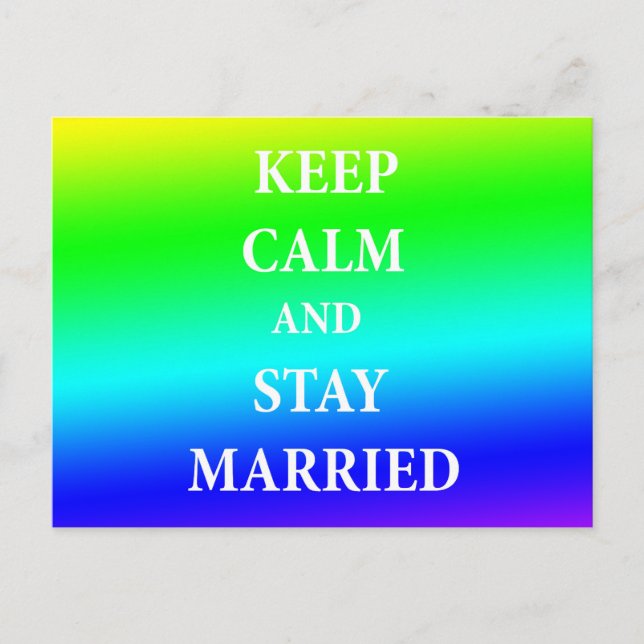 Marriage Quote Postcard (Front)