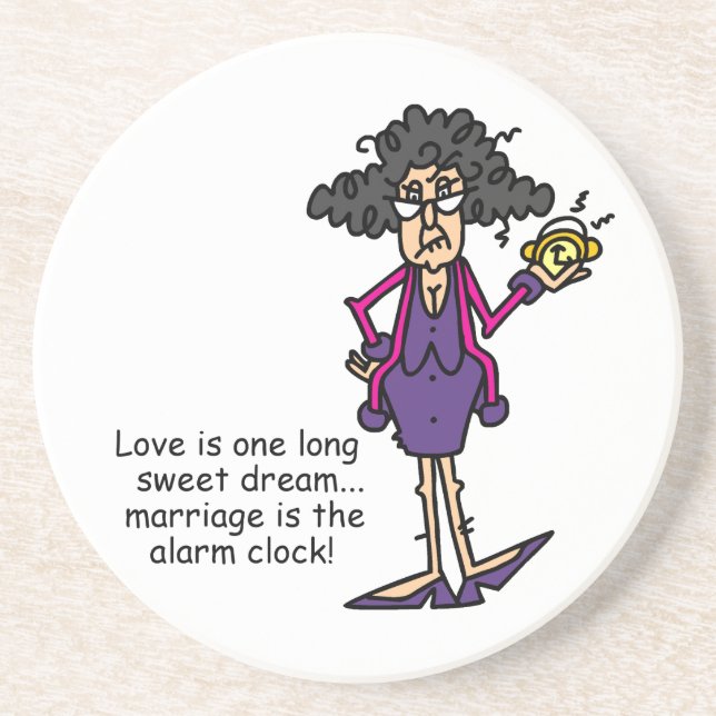 Marriage Rude Awakening Coaster (Front)
