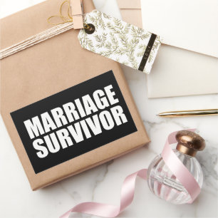 Marriage survivor sticker