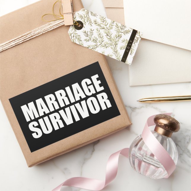Marriage survivor  sticker (Gifting)
