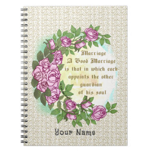 Marriage Verse wedding Notebook