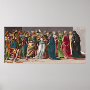Marriage, Virgin - Luca Signorelli Fine Art Poster