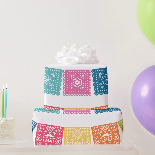 Marriage - Wedding Papel Picado Wedding  Wrapping Paper (Party Gifts)