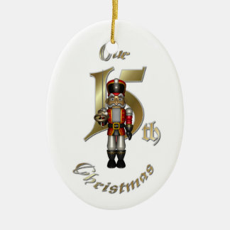 Married 15th Christmas Ornament