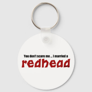 Married a Redhead Keychain