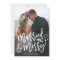 Married and Merry Holiday Photo