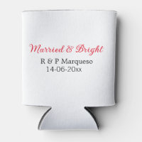 Married & bright add couple name wedding add date