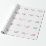Married & bright add couple name wedding add date wrapping paper<br><div class="desc">For lovers like us</div>