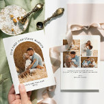 Married Christmas Multi Photo Arch Christmas Holiday Card<br><div class="desc">Married Christmas Multi Photo Arch Christmas Holiday Card</div>