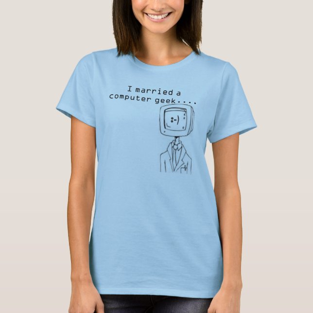 Married Computer Geek T-Shirt (Front)