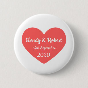 Married Couple 2 Inch Round Button