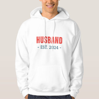 Married Couple Matching Husband Est. 2024 Hoodie