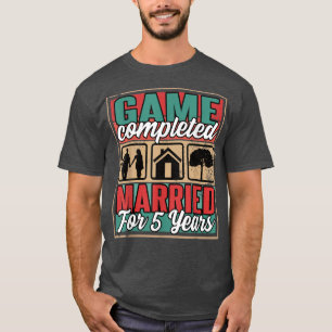 Married For 5 Years I 5th Wedding T-Shirt