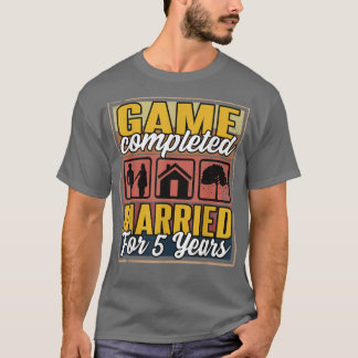 Married For 5 Years I 5th Wedding T-Shirt