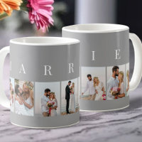 MARRIED Grey and White 7 Picture Photo Collage