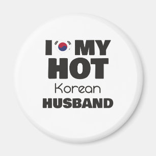 Married Hot Korea Man I Love My Hot Korean Husband Magnet